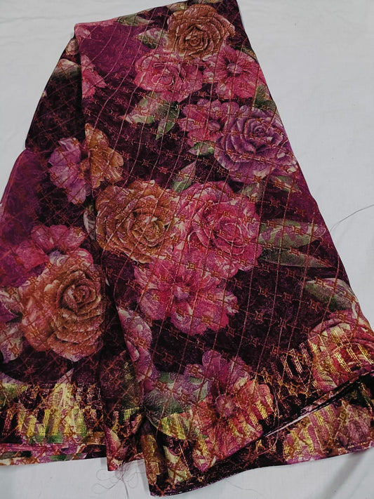 Purple Rose - Embellished sarees